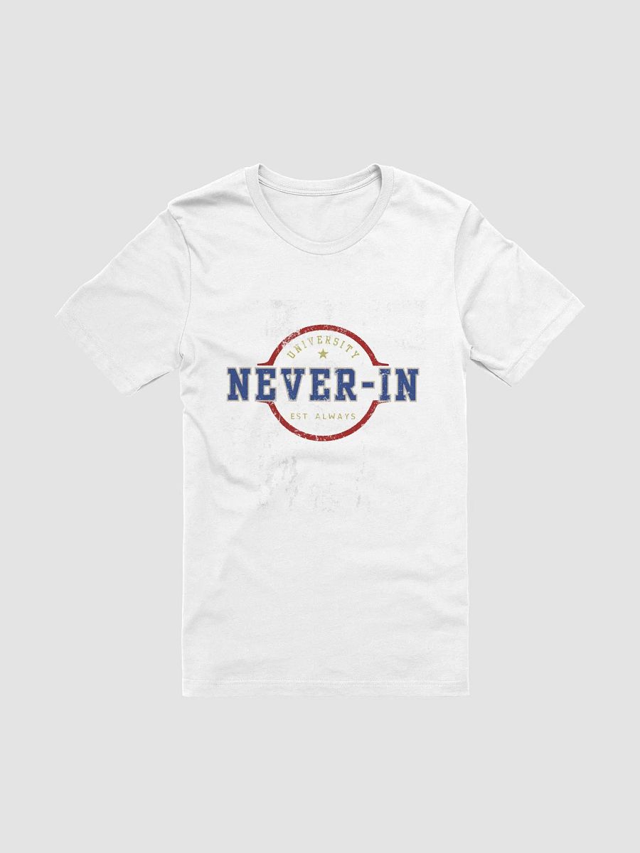 Never In University. Weathered - White Shirt product image (1)