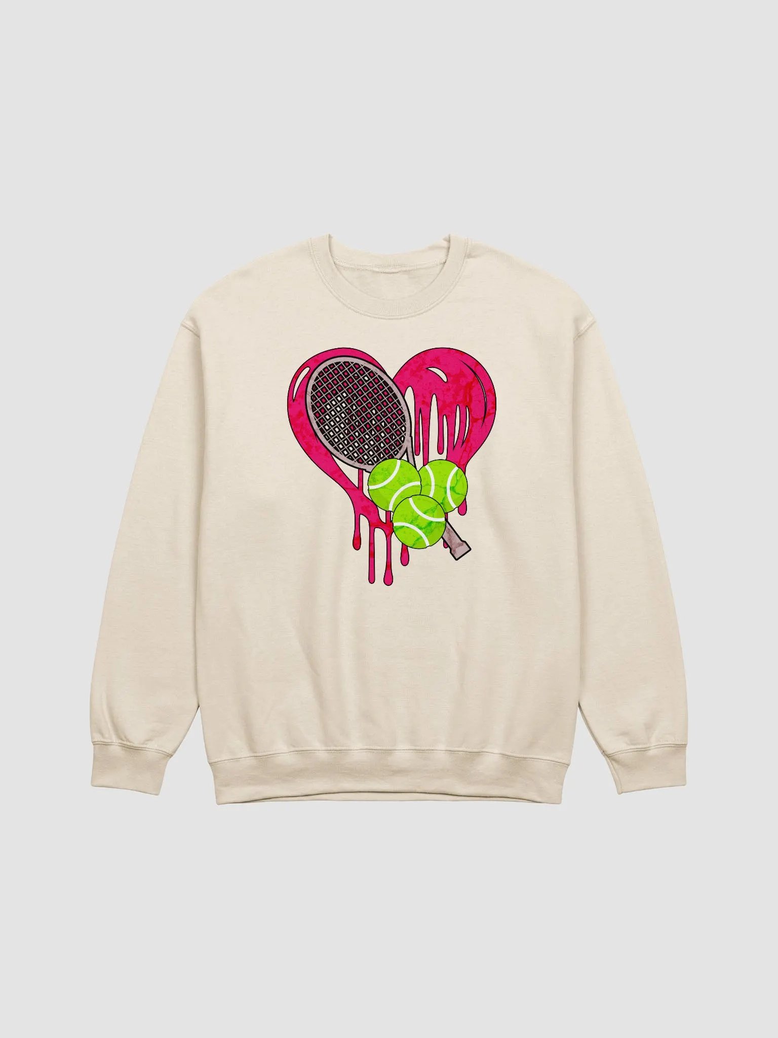 Heart Tennis Love Crewneck Sweatshirt product image (19)