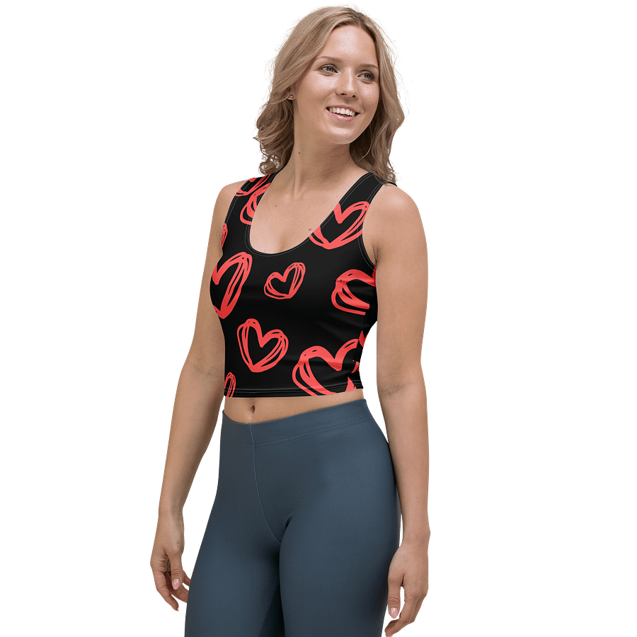 "Wearing My Heart" Crop Tank product image (3)
