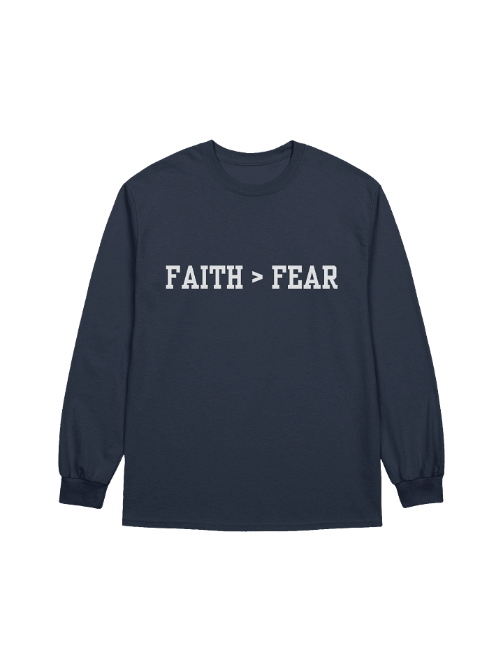 Faith > Fear Long Sleeve Tee – Gildan Ultra Cotton product image (2)
