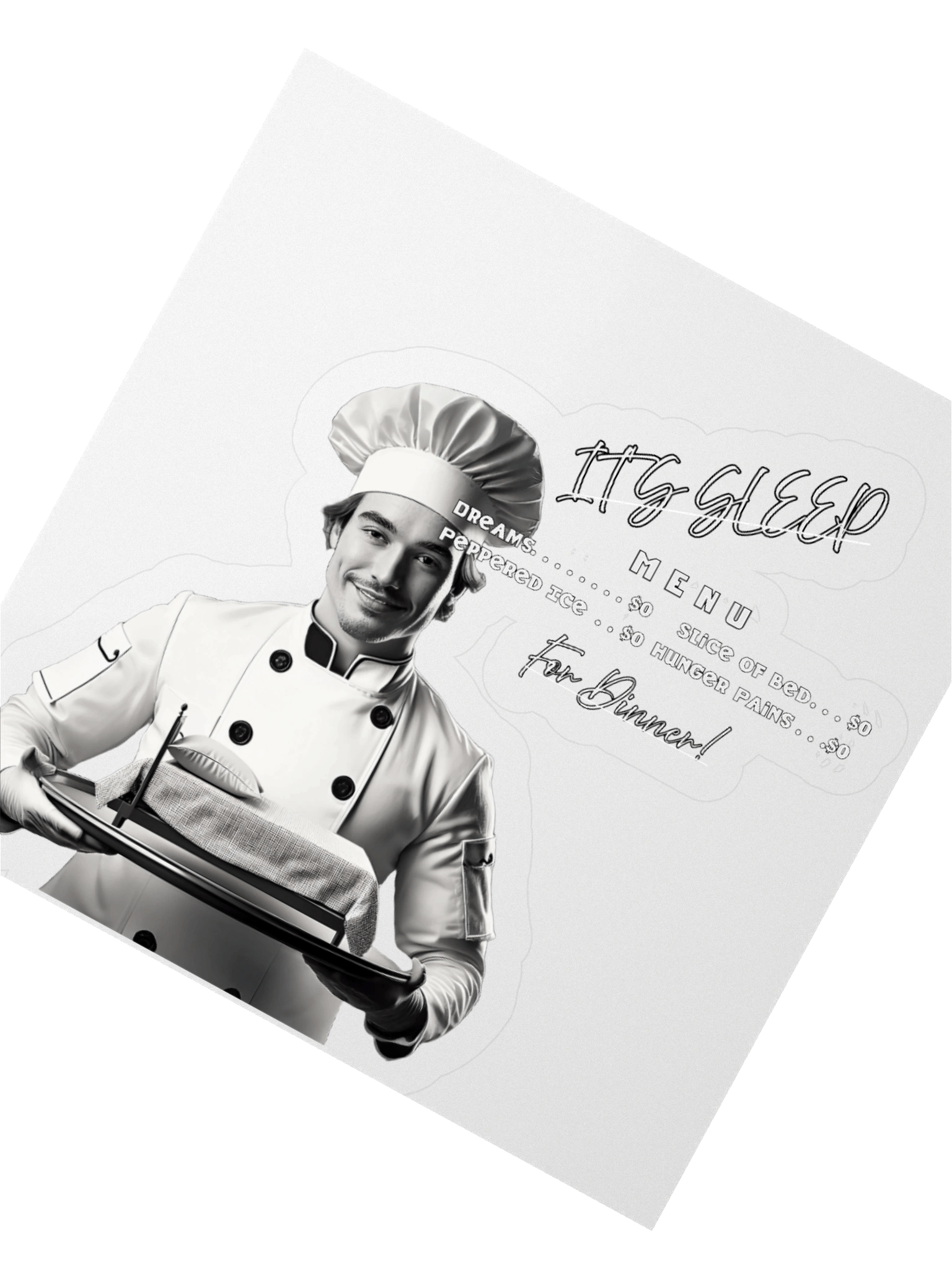 Sleep For Dinner KissCut Sticker product image (6)