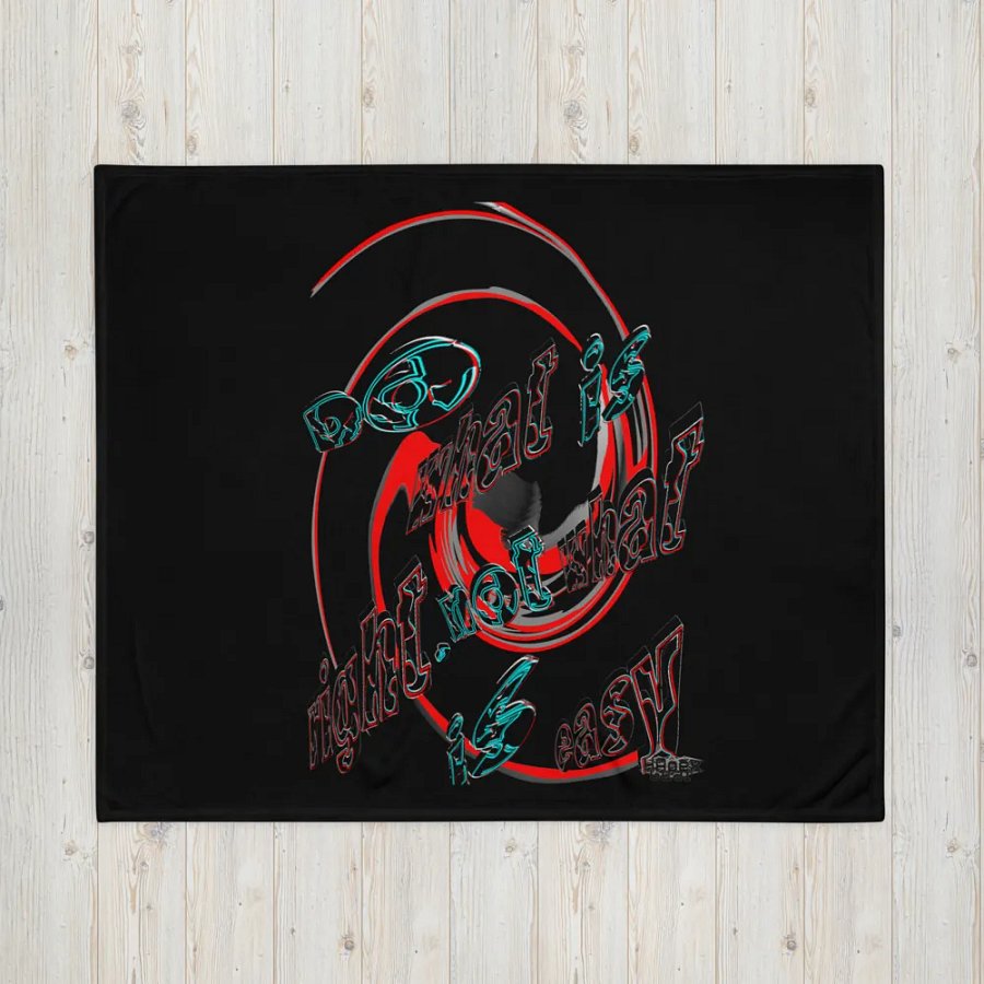 Do What Is Right Not What Is Easy Throw Blanket product image (16)