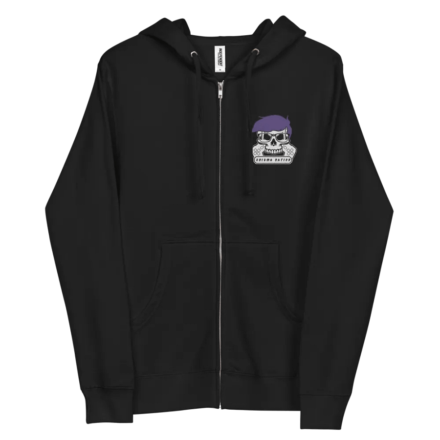 Enigma Nation Independent Trading Co. Fleece Zip Up Hoodie (EMBRODERED) product image (5)