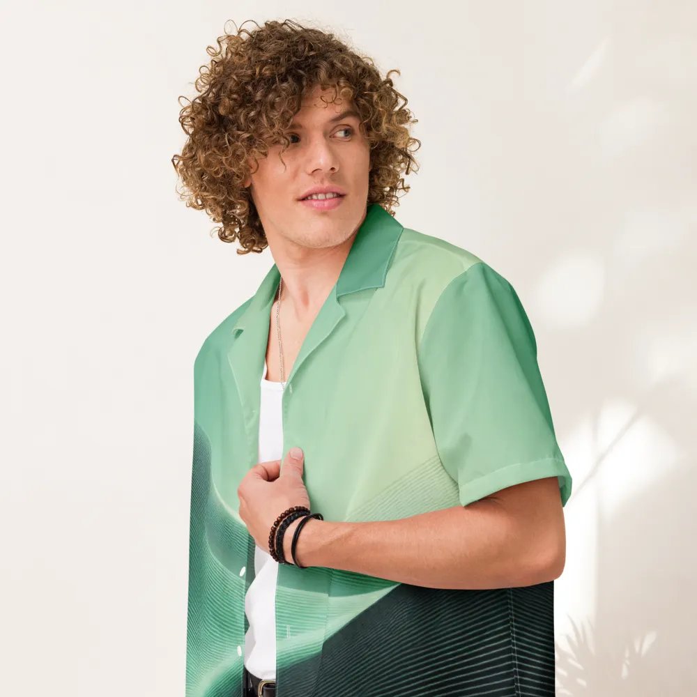 Men's Full-Print-7 Green Hawaiian Shirt product image (8)