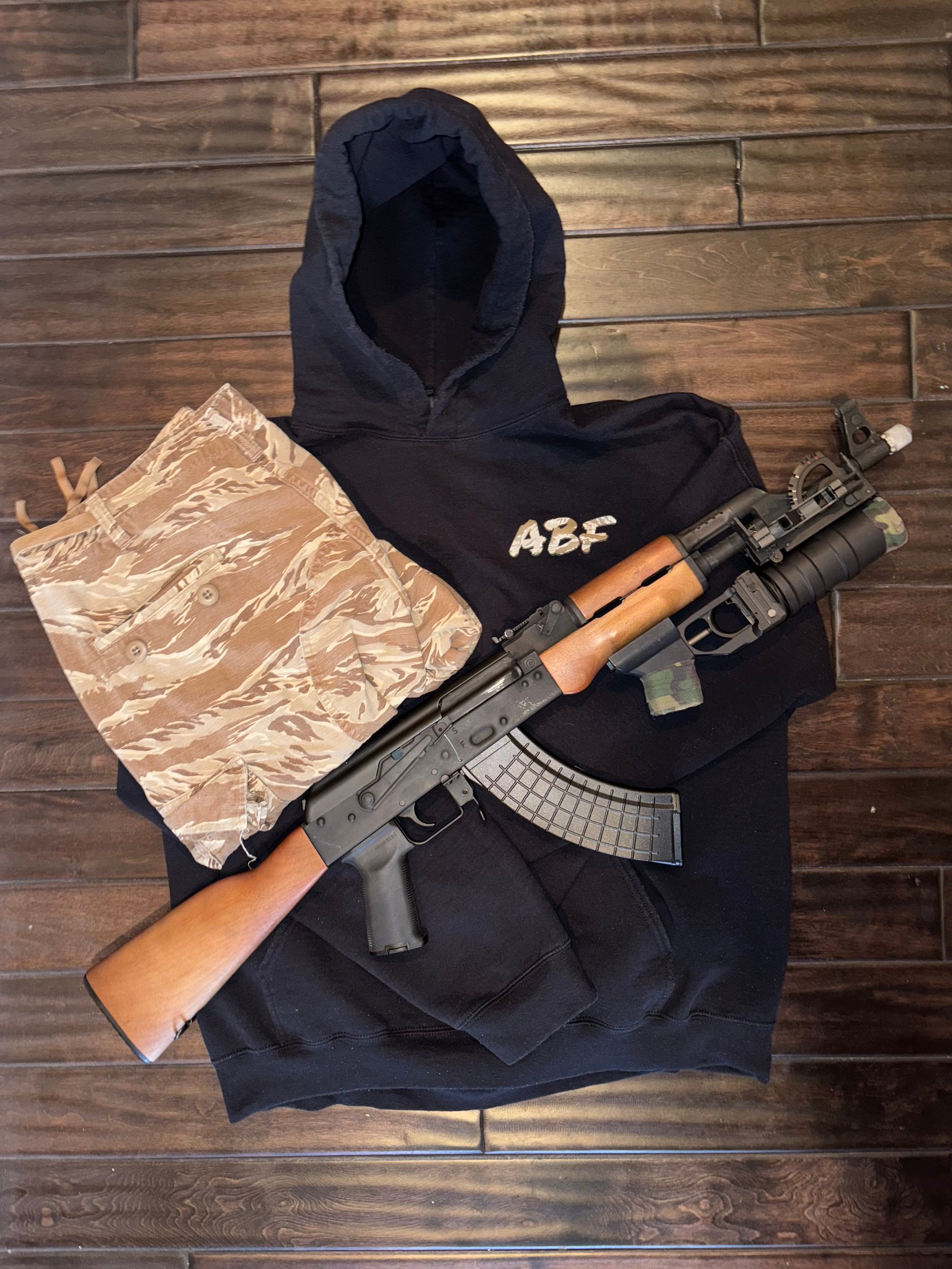 Desert Tiger Stipe Hoodie product image (3)