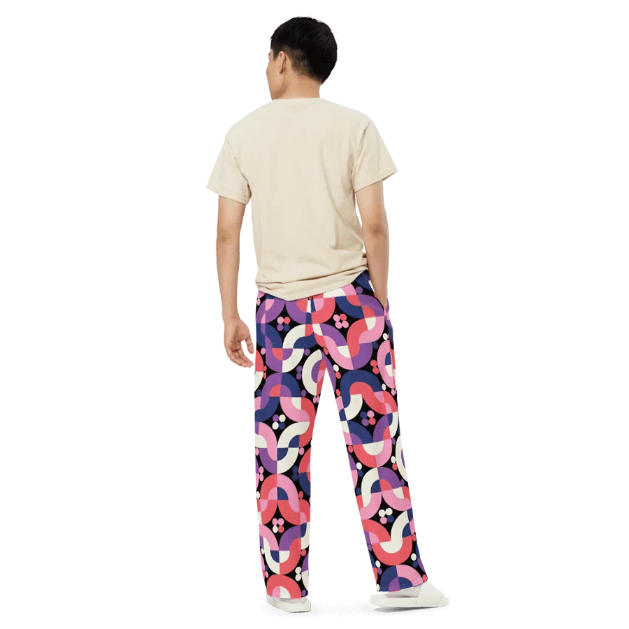 BUIII Retro Harmony: Amethyst Dawn Wide-Leg Pants product image (5)