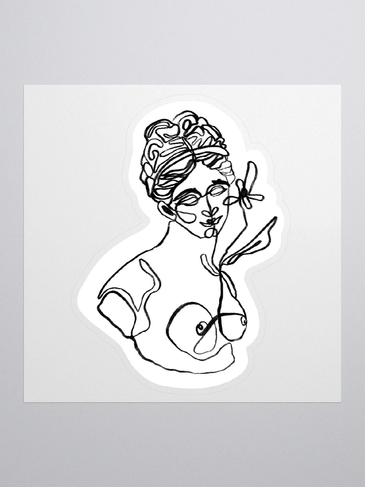 Aphrodite Line Art Sticker product image (1)