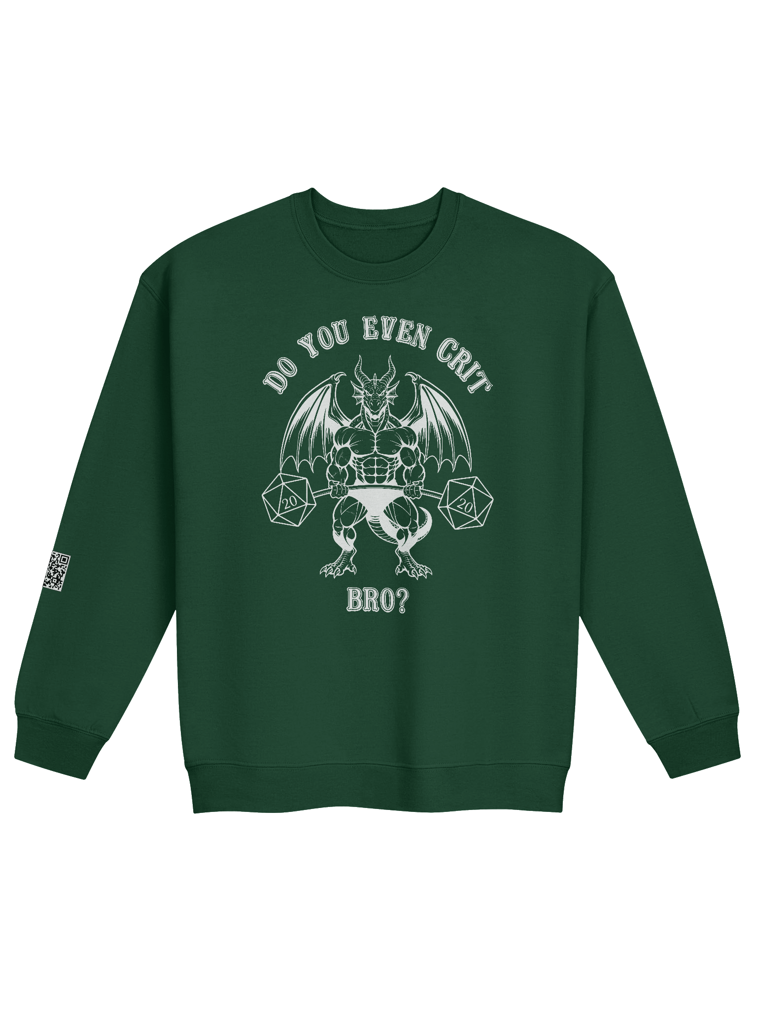 "Do You Even Crit Bro?" Crewneck Sweatshirt - Gildan Classic product image (7)