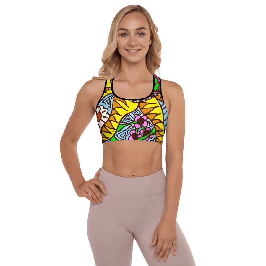 Vibrant Wave All-Over Sports Bra product image (8)