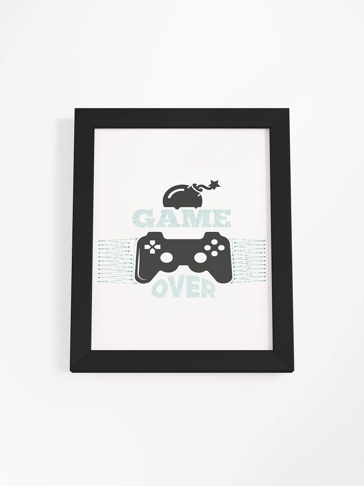 Game Over Controller Framed Poster product image (1)