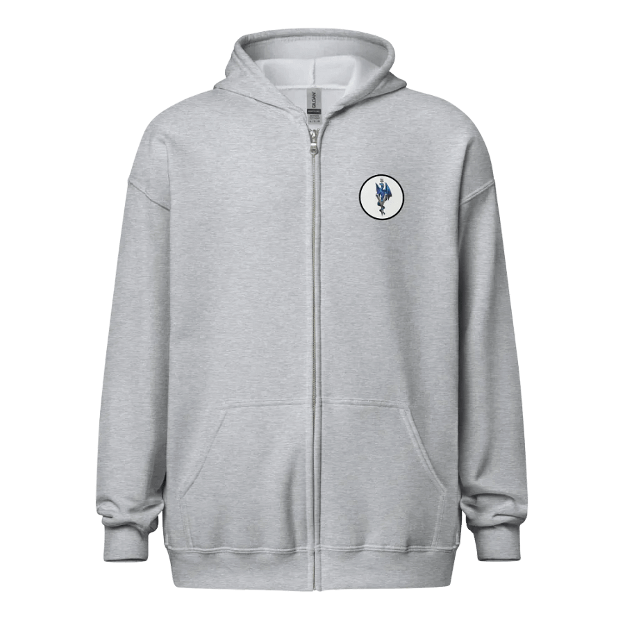 Dragon Doc Heavyweight Full-Zip Hoodie - Sport Grey product image (1)