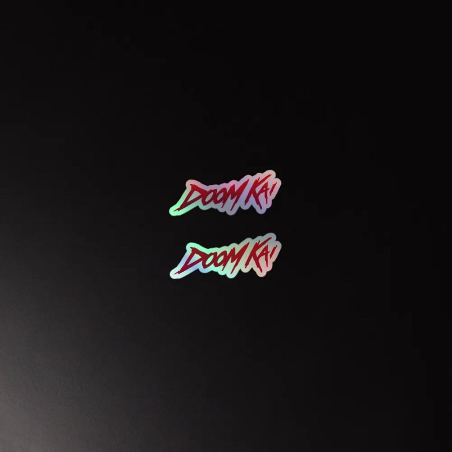 Doom Kai [Red] Grunge Sticker product image (4)