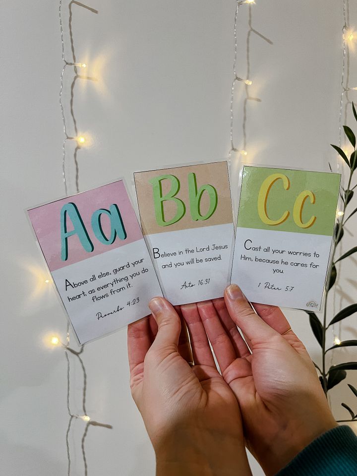 Alphabet Bible Verse Cards product image (2)