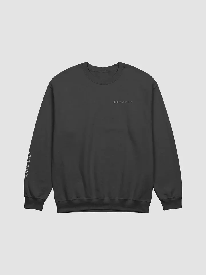 USE CREWNECK SWEATER (BLACK) product image (1)