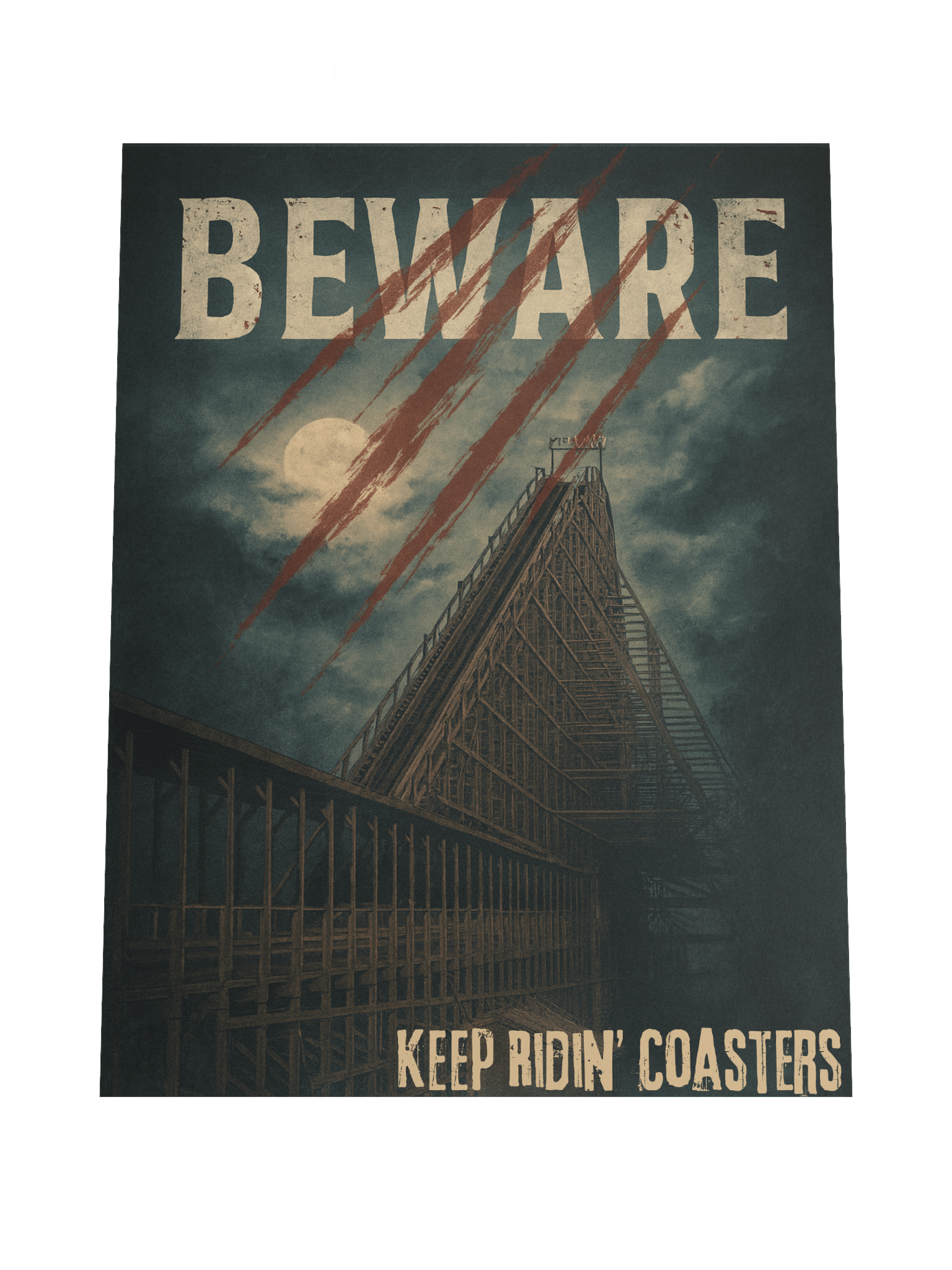 Beware of the Beast - Keep Ridin' Coasters 18x24 Inch Poster product image (4)