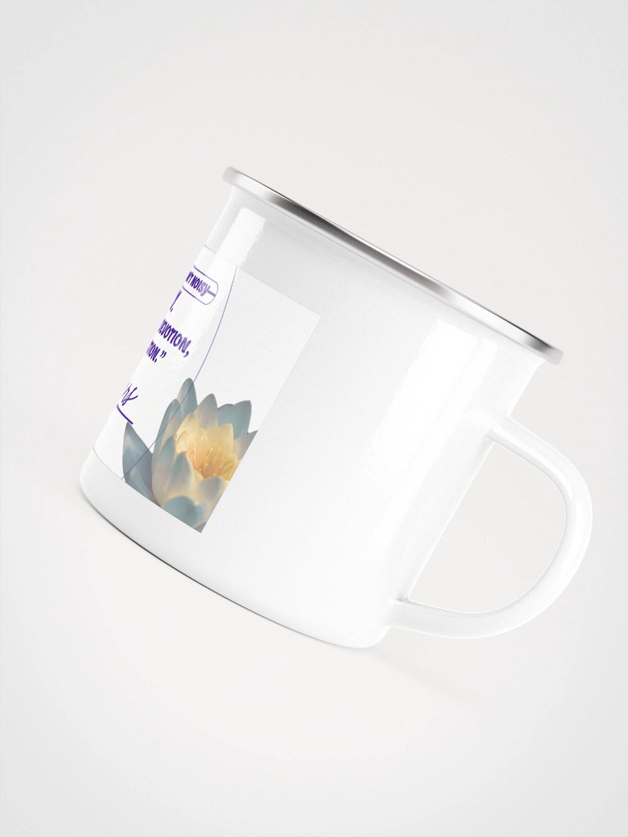 🪷🌫 MerLotus Legacy Mug — Enamel White, Second Edition product image (5)