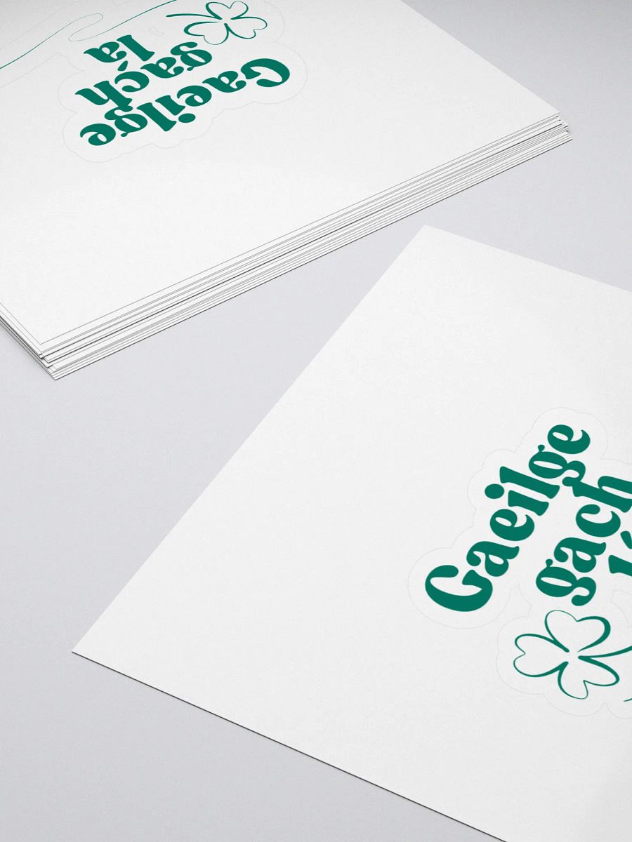 Gaeilge Gach Lá Sticker product image (4)