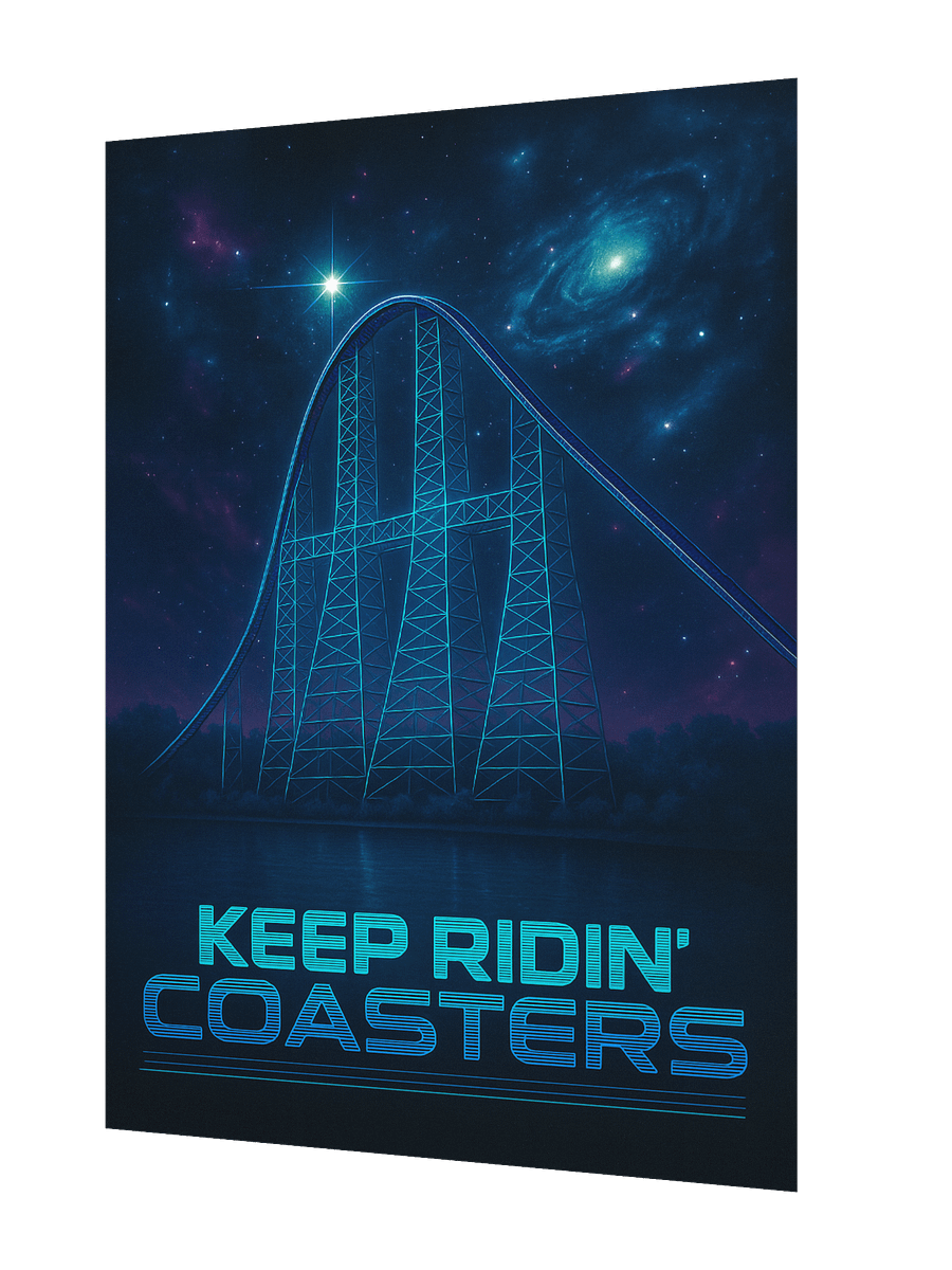Futuristic Millie - Keep Ridin' Coasters 18x24 inch Poster product image (2)