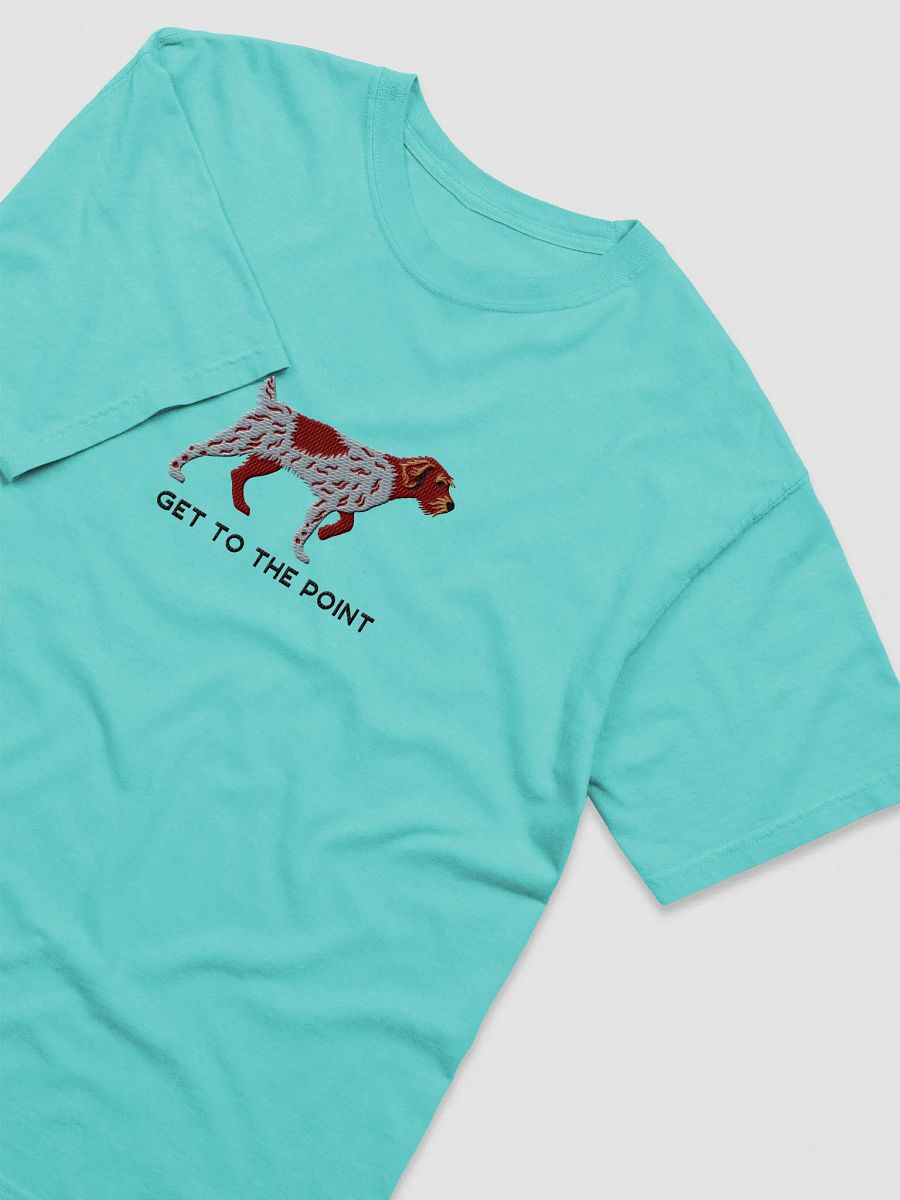 Get to the Point T-Shirt(Embroidered) of a Wirehaired Pointing Griffon(Liver Roan) product image (27)