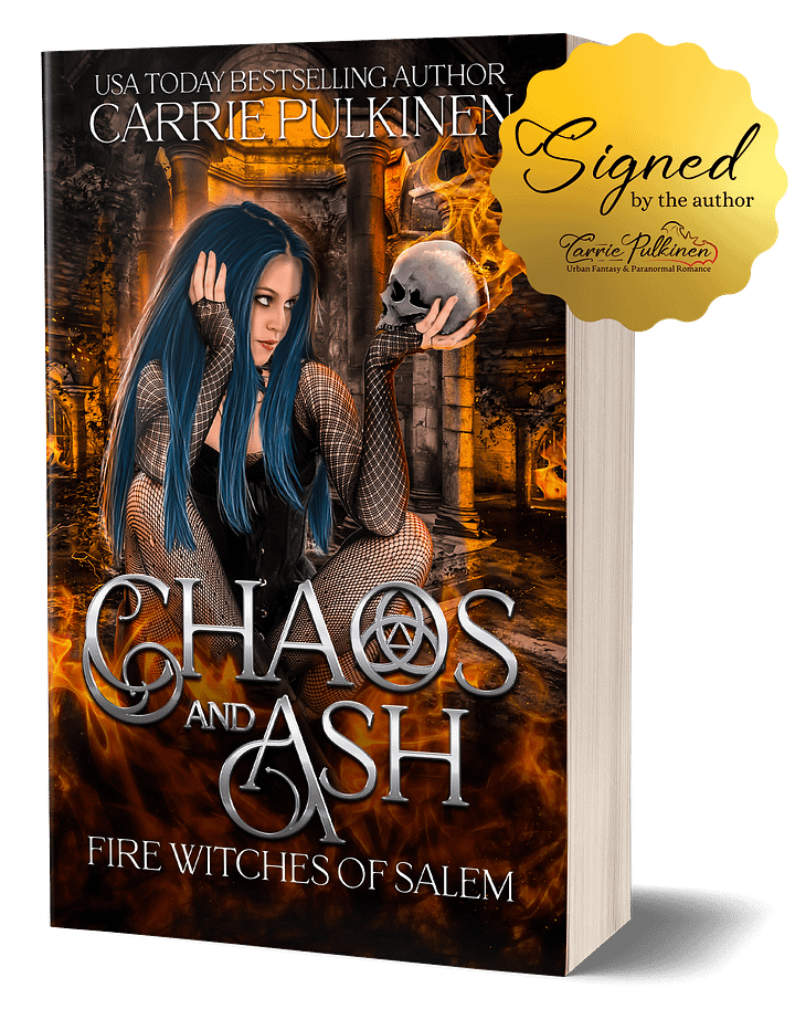 Chaos and Ash Signed Paperback product image (1)