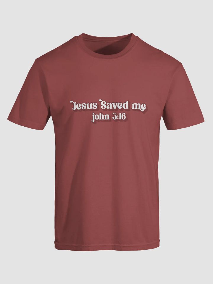 Jesus saved me tee product image (1)