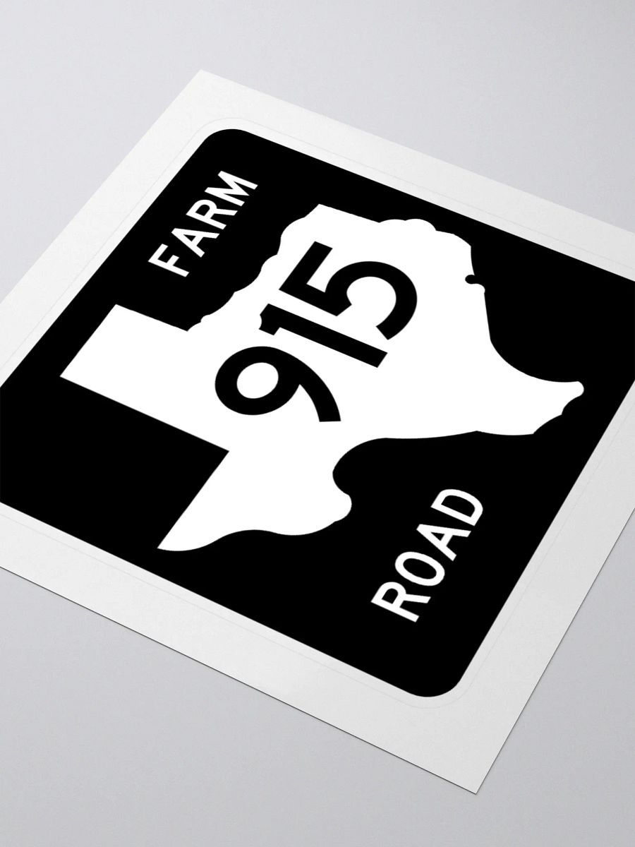 Texas Farm Road Sign FM 915 Sticker product image (3)