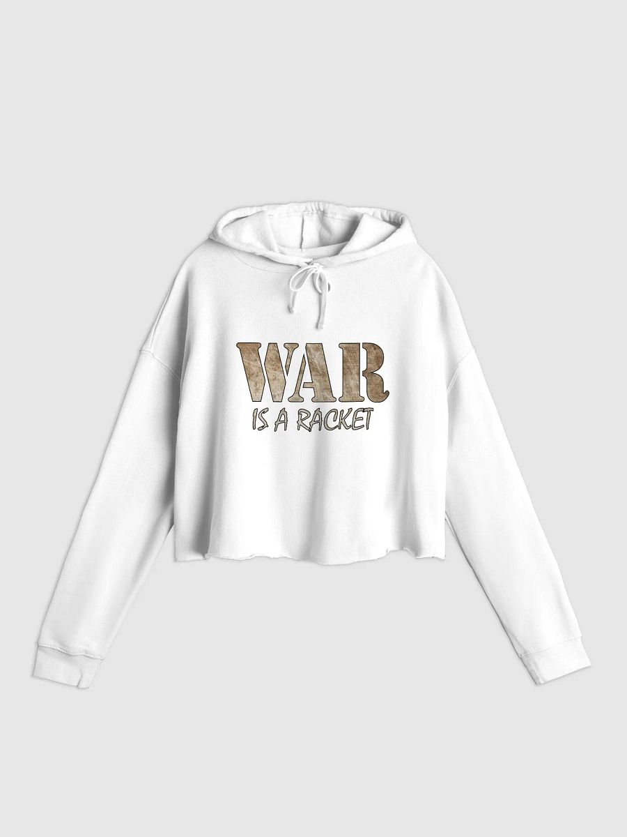 War Is A Racket - Metal - Independent Trading Co. Women’s Lightweight Cropped Hoodie product image (1)