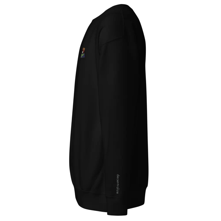 Ethereum is good image crewneck (black) product image (2)