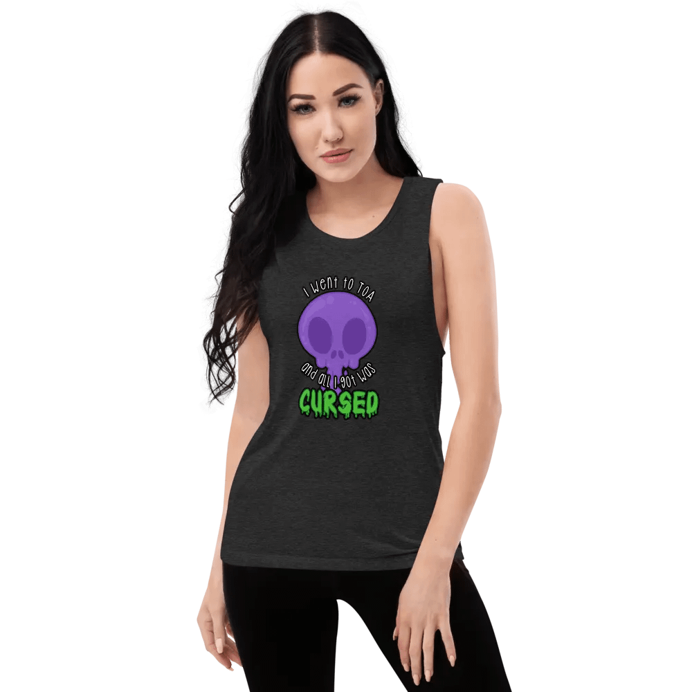 All I Got Was Cursed - Warlock - Women's Style Muscle Tank product image (8)