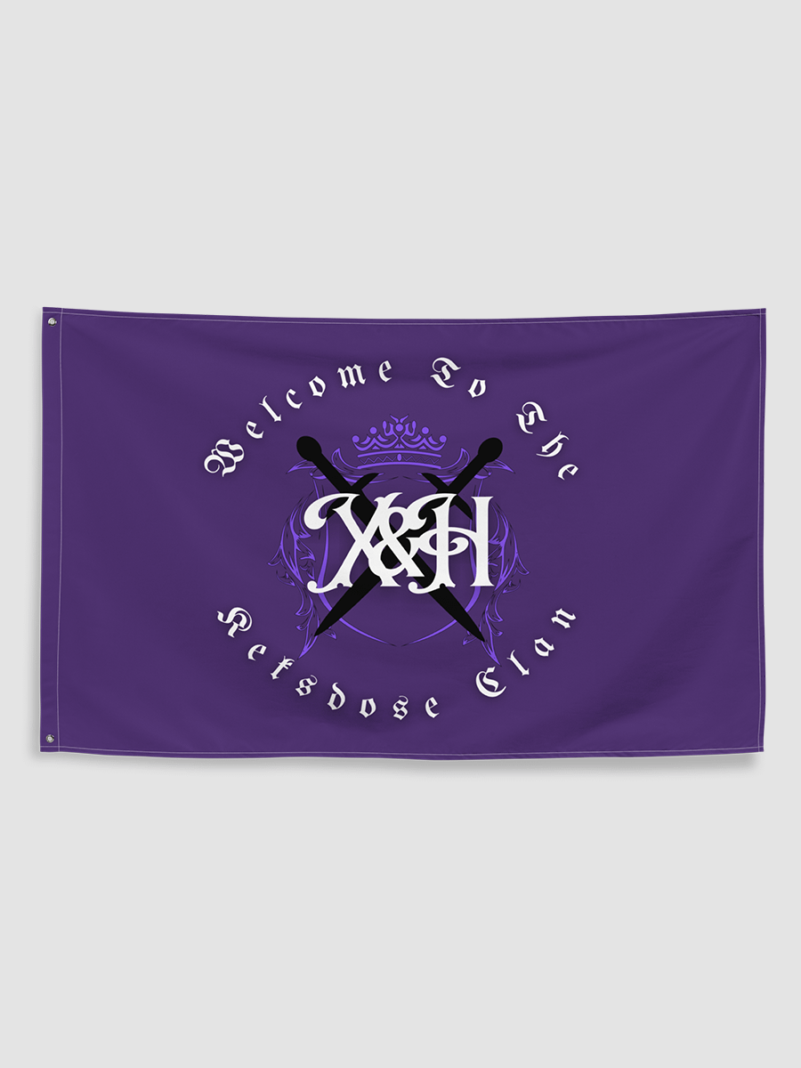 'Welcome To The Keksdose Clan' AllOver Flag product image (2)