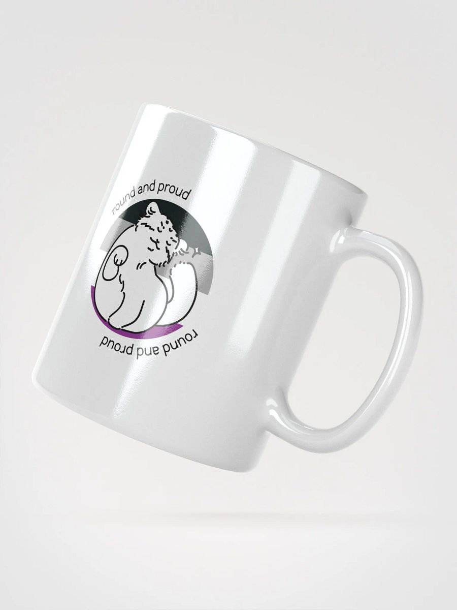 Round and Proud Manul Asexual Version - White Mug product image (4)