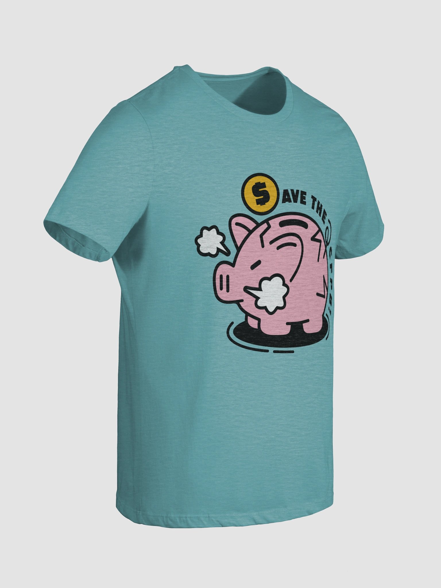 Save CFPB Piggy Bank Women's Cut T-Shirt product image (39)