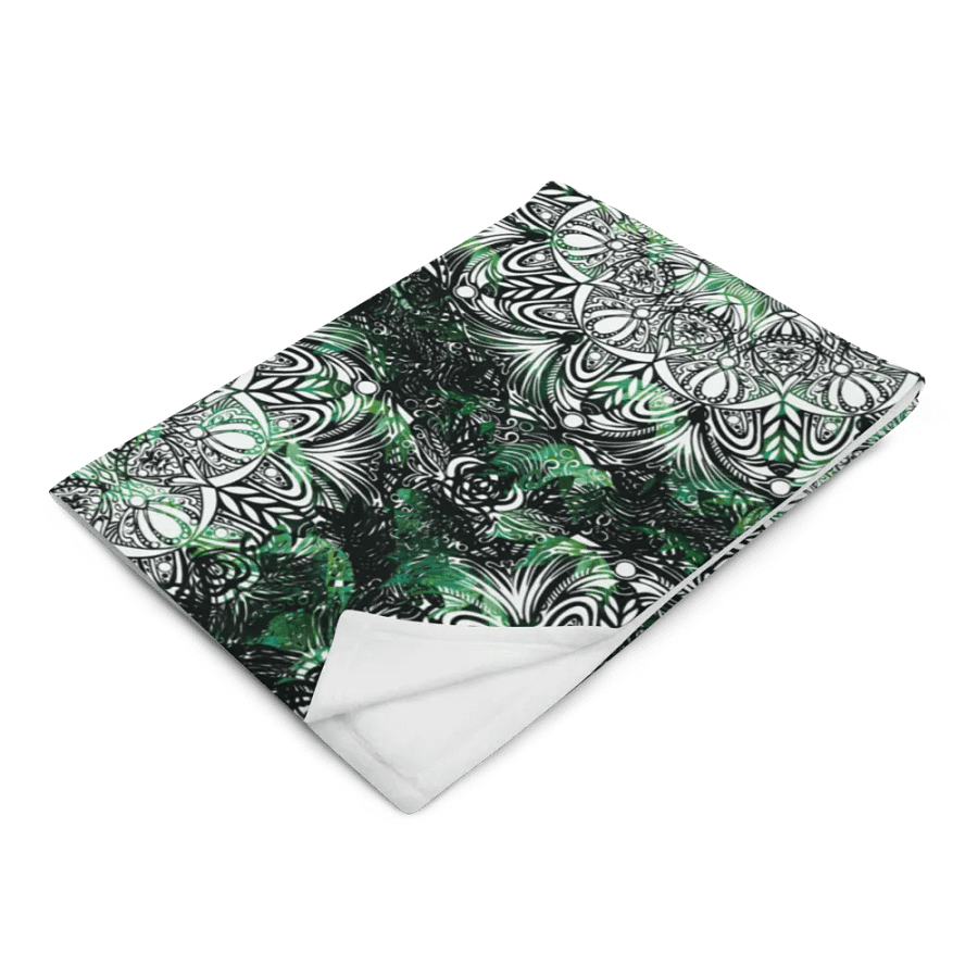 Foliage Fantasy Throw Blanket product image (4)