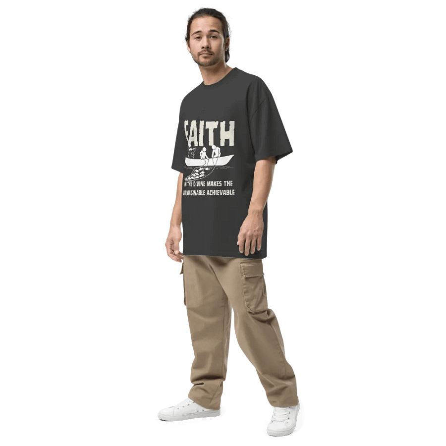 Faith in the Divine Oversize Unisex T-shirt product image (6)