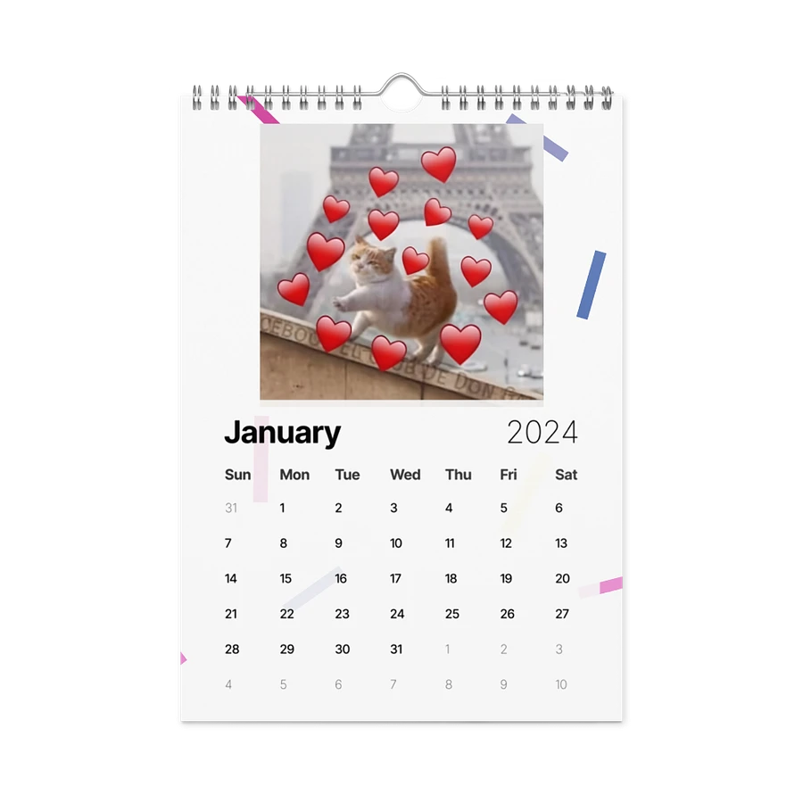 Wall Calendar (2024): Meme Cats product image (8)