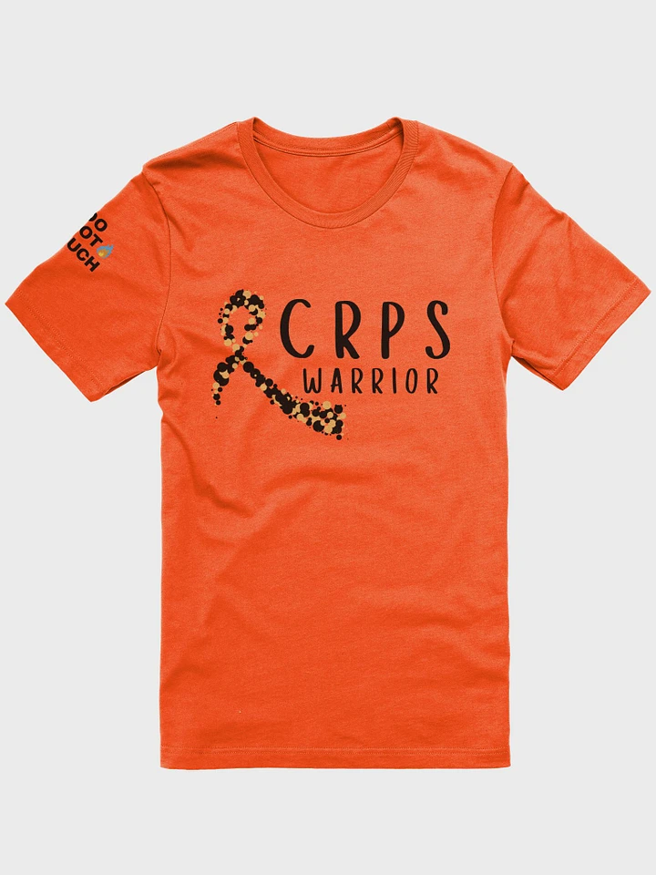 LIMITED EDITION- CRPS Warrior Bubble Ribbon Do Not Touch RIGHT Arm 'Supersoft' Orange T-Shirt product image (1)