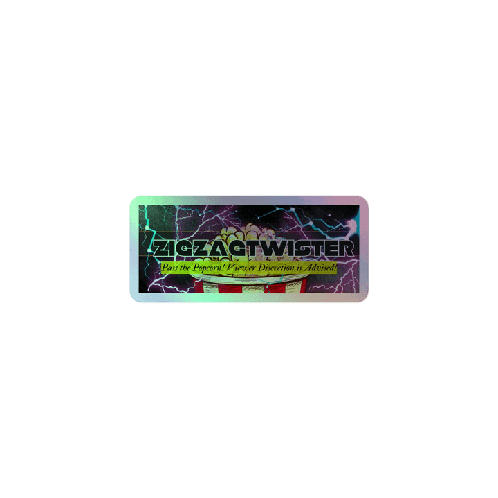 ZigZagTwister Holographic Twitch Sticker product image (1)
