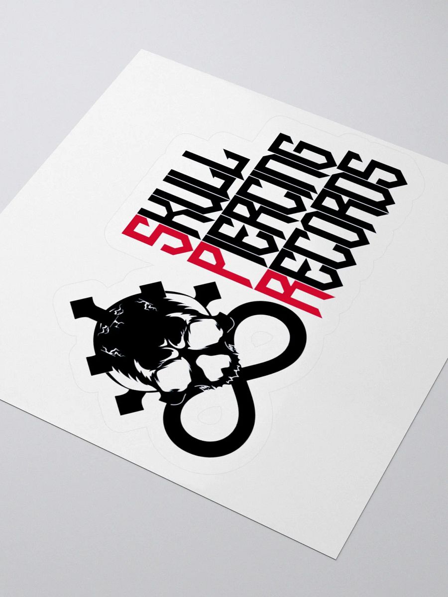 Skull Piercing Records Kiss Cut Stickers product image (3)