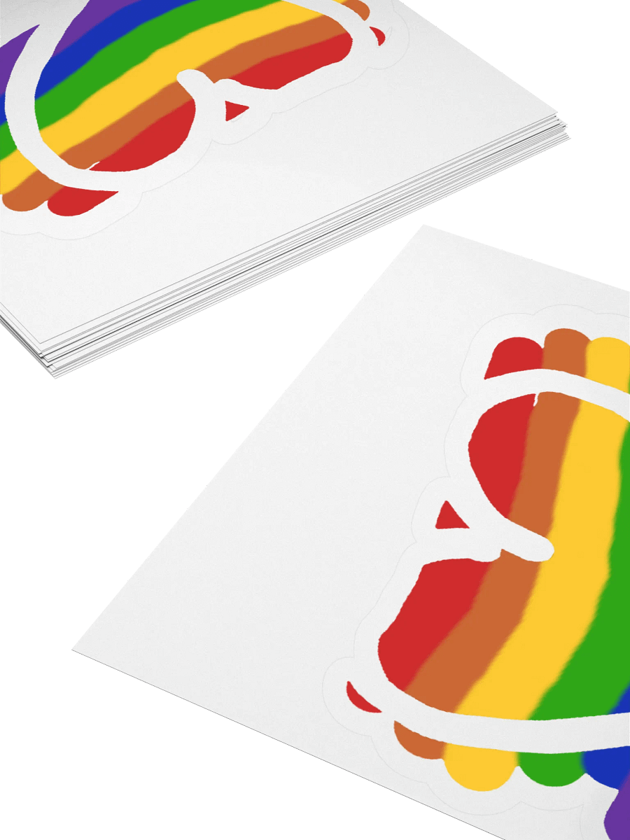 Rainbow Heart Sticker product image (5)