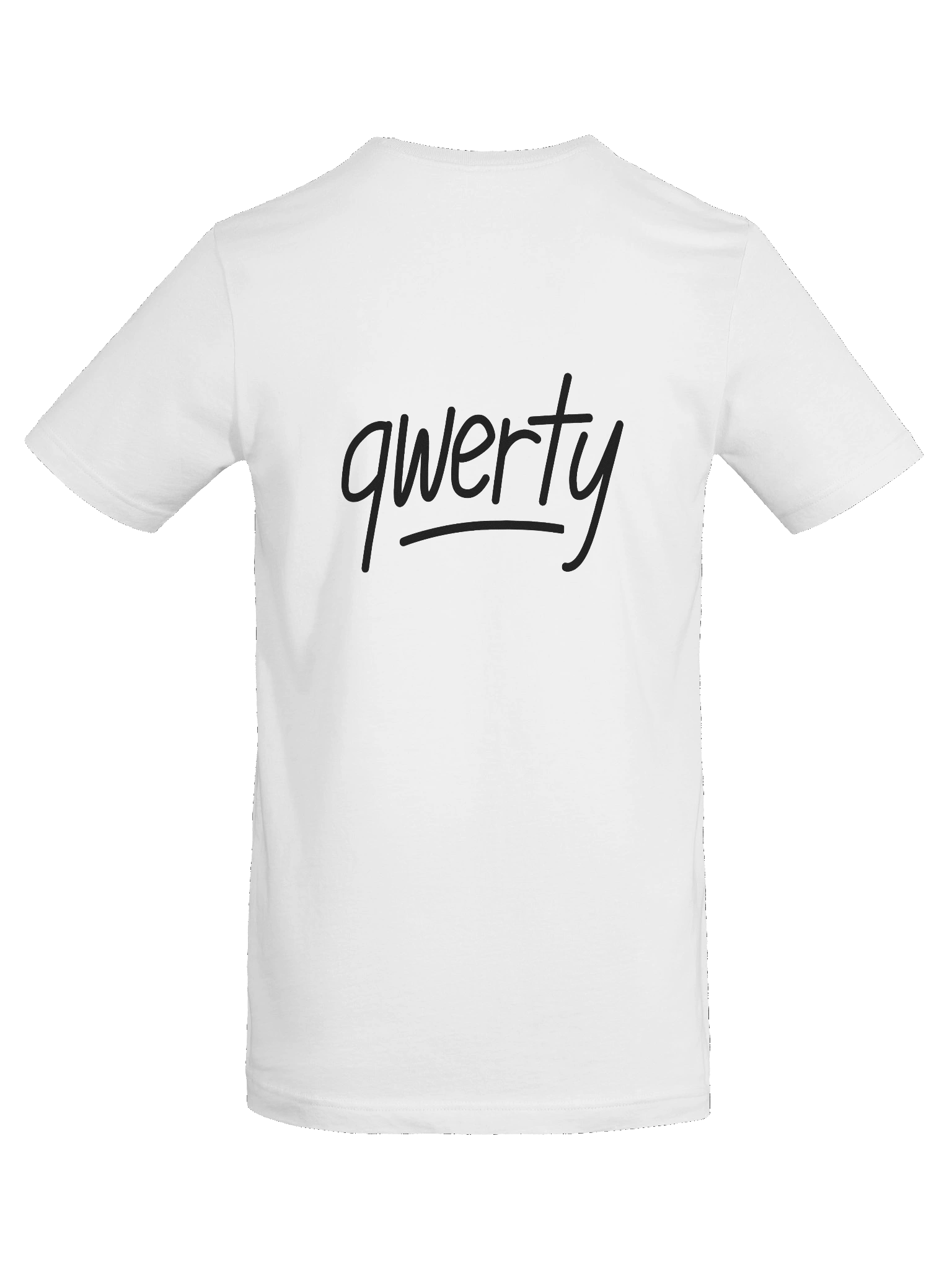 qwerty Tee (white) product image (8)