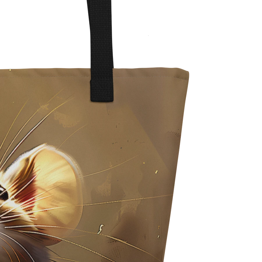 Tote Bag: Adorable Pleading Mouse Cute Animals Whimsy Fashion Art Design product image (5)