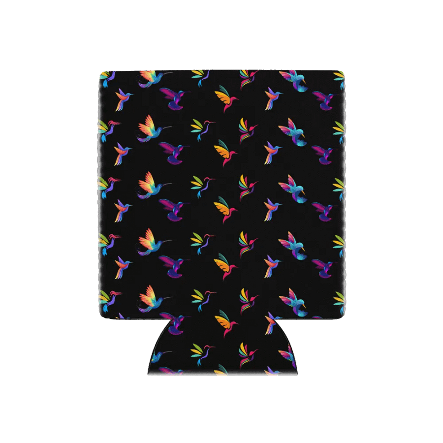 Vibrant Hummingbird Coozie Can Cooler product image (1)