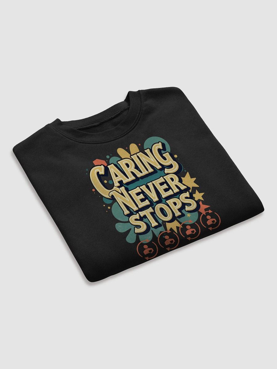 Caring Never Stops Crop Sweatshirt product image (21)