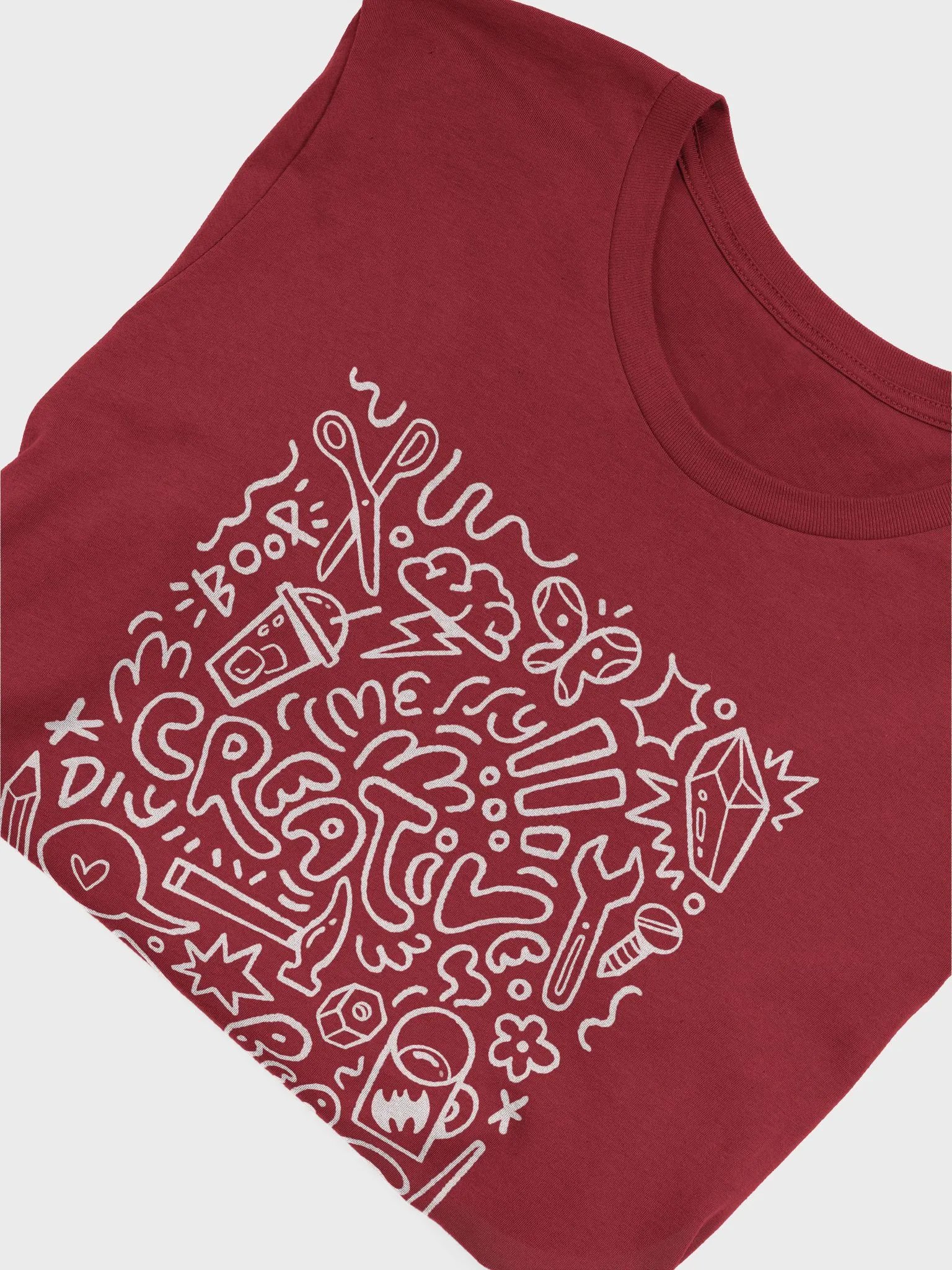 CREATIVE CHAOS T-Shirt - White txt product image (53)