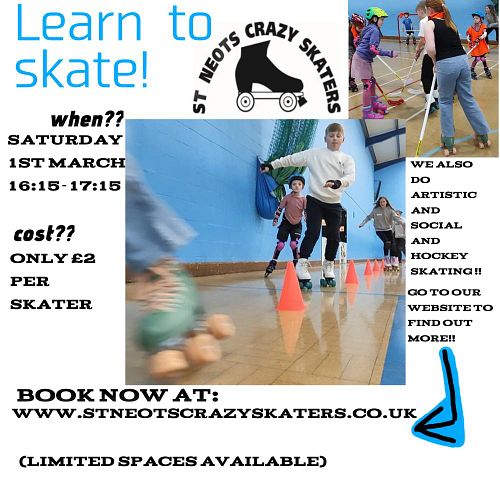 https://events.stneotscrazyskaters.co.uk/ sign up here..