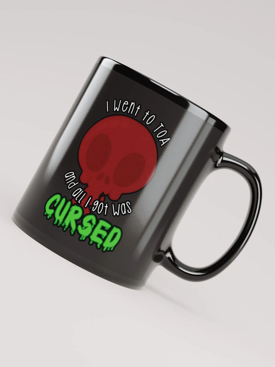 All I Got Was Cursed - Death Knight - Black Glossy Mug product image (4)