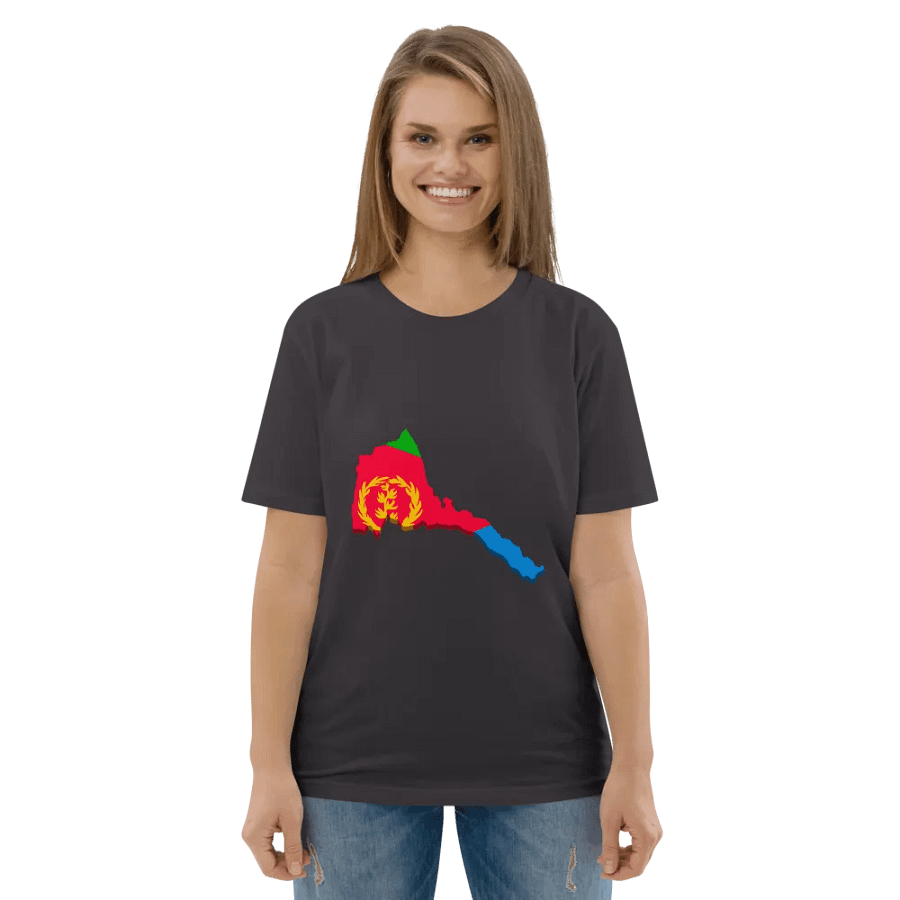 Eritrea Emblematic Map Organic Tee product image (139)