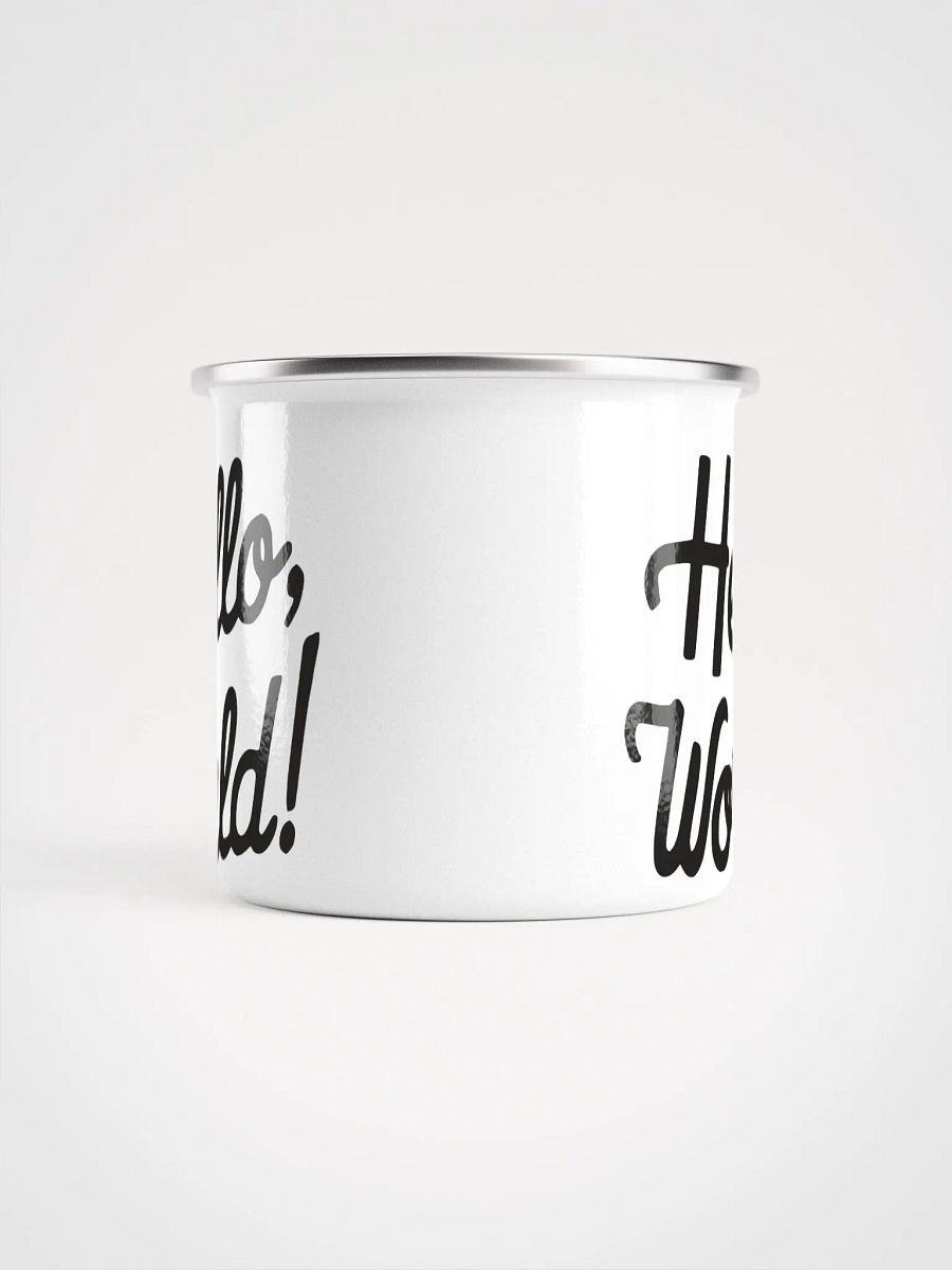 Hello World! Enamel Mug: A Coder's First Cheers product image (2)
