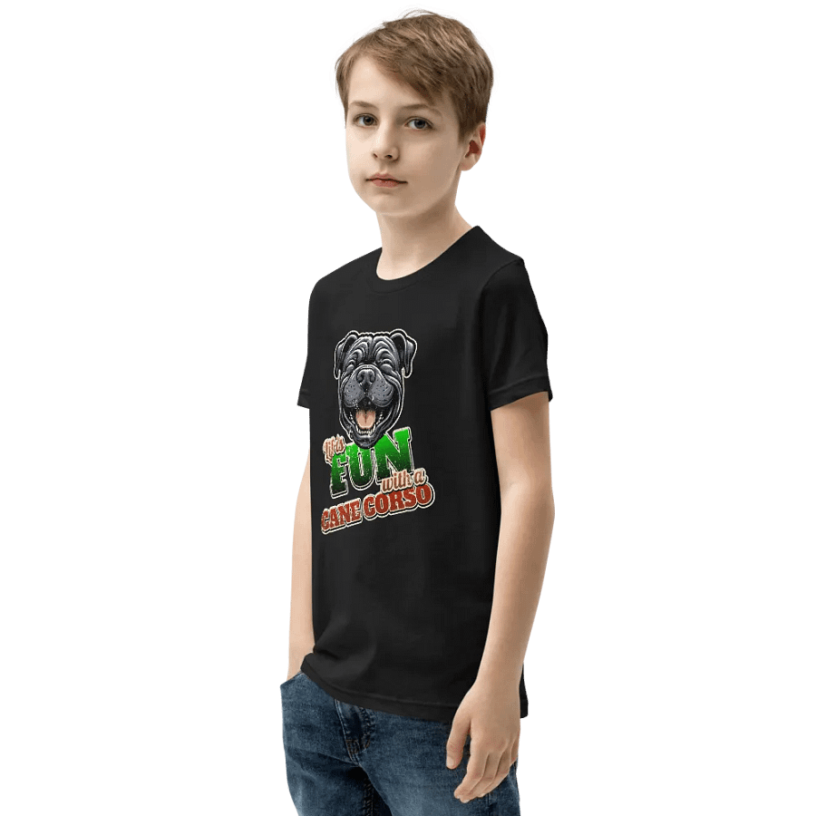 Joyful Cane Corso Youth T-Shirt product image (4)