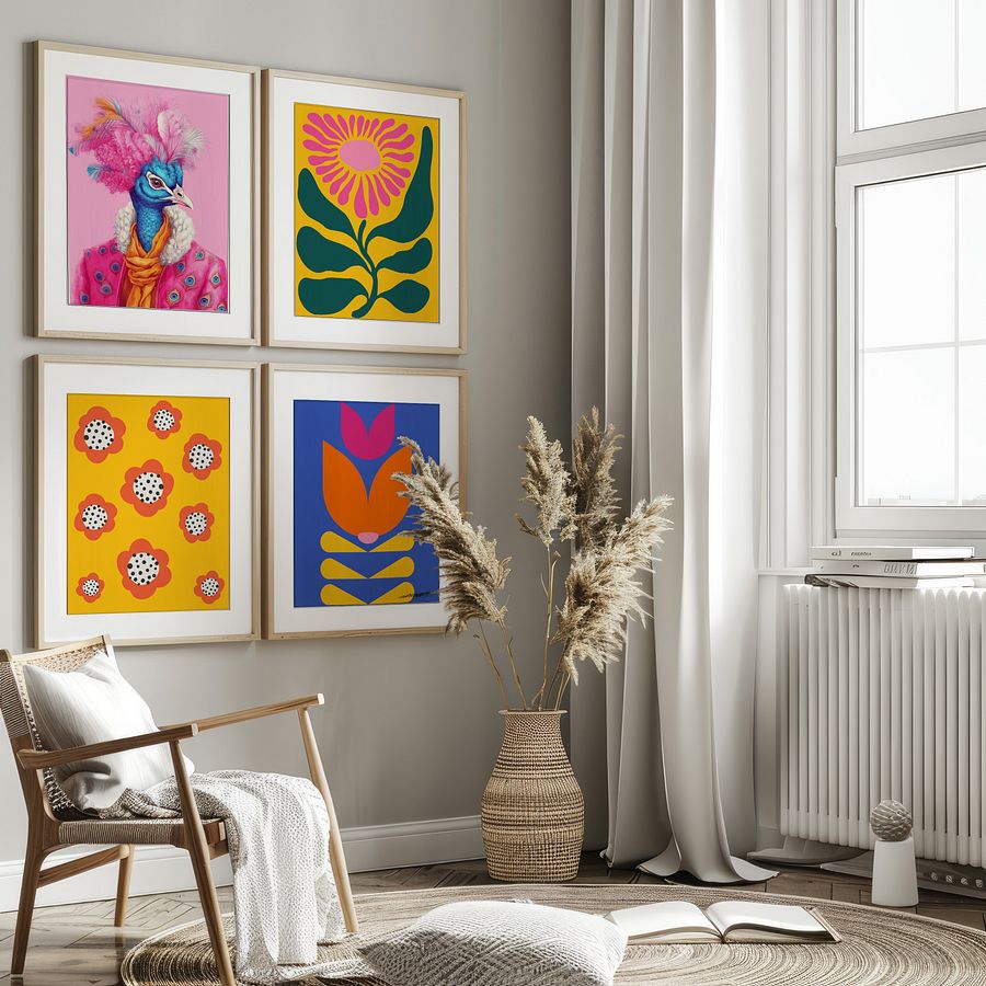 Eclectic Gallery Wall Set of 13 Surreal DIGITAL Prints product image (4)